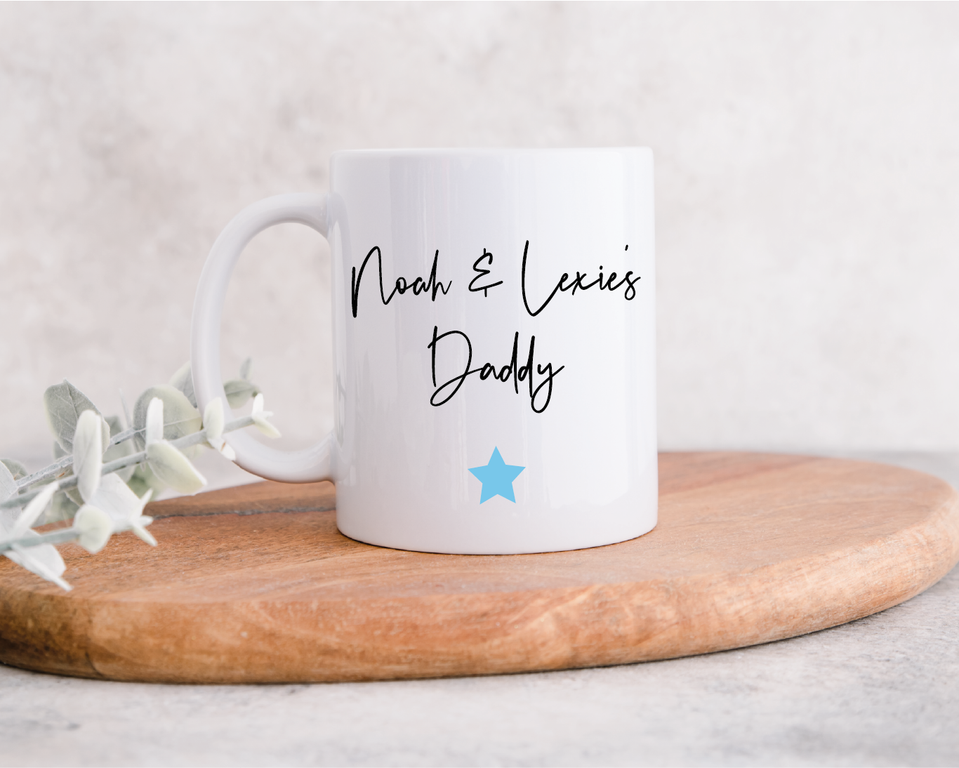 Personalised Daddy Mug with 2 names