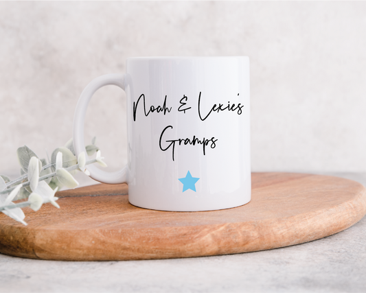 Personalised Gramps Mug with 2 names