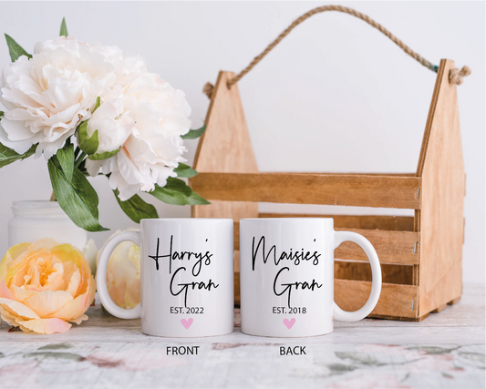 Double Sided Personalised Gran Mug