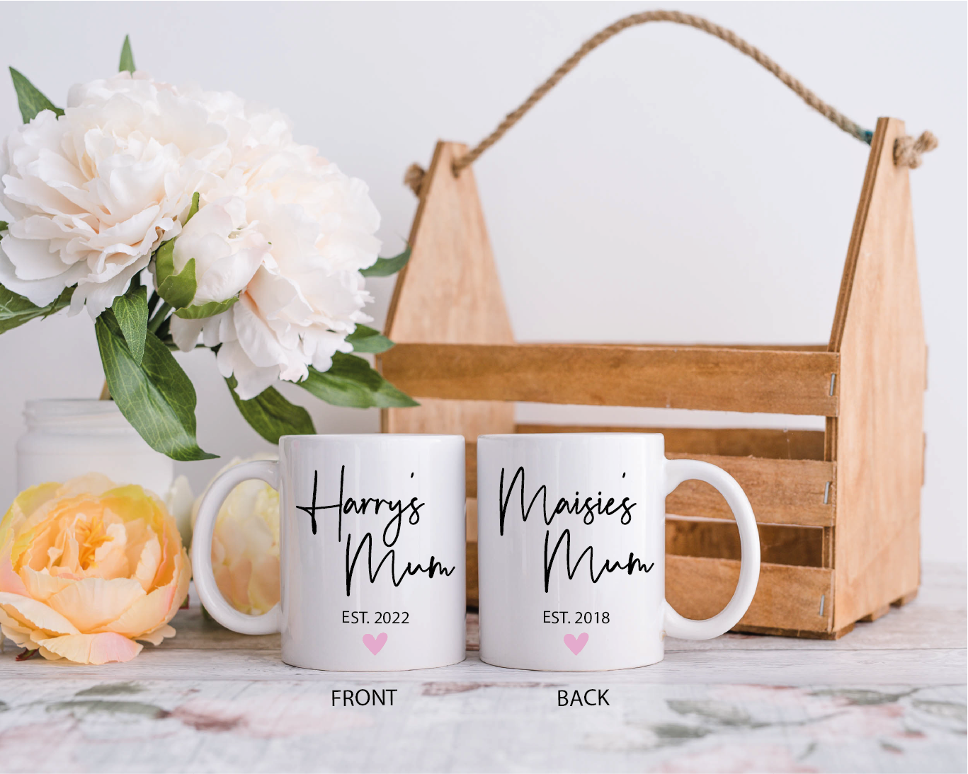 Double Sided Personalised Mum Mug