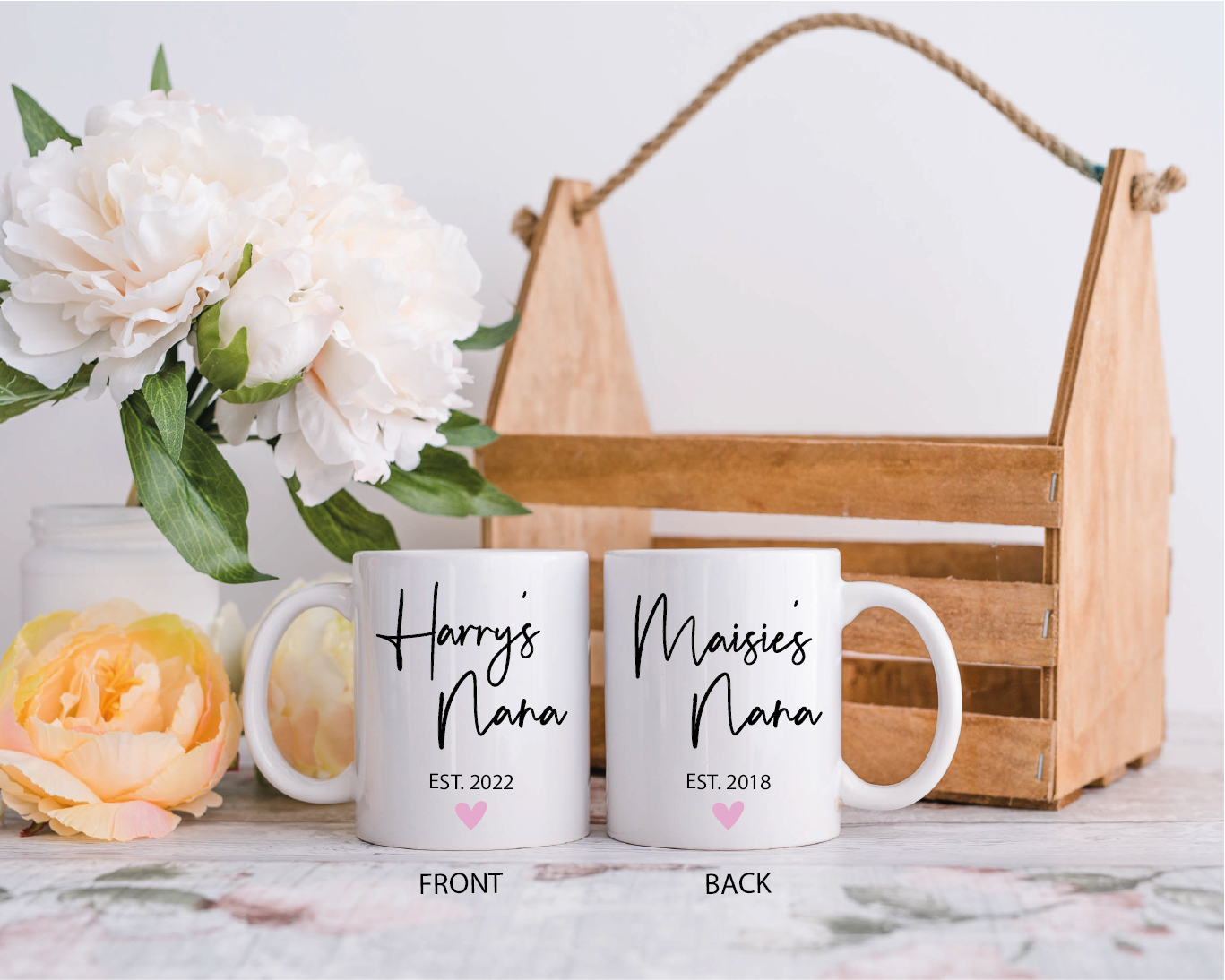 Double Sided Personalised Nana Mug