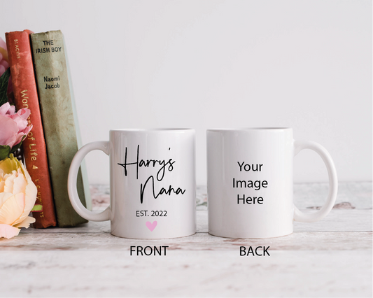 Personalised Nana Mug with photo