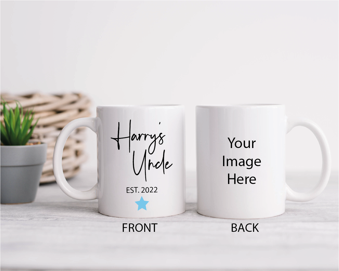 Personalised Uncle Mug with photo